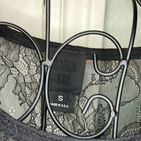 Anna Sui lace drop waist top s - Picture 7 of 7
